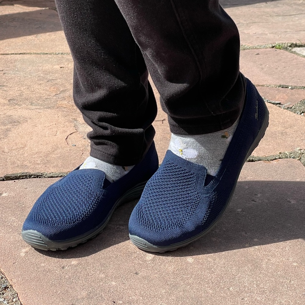 Brand new blue Skechers Performance Go Walk Joy in navy blue size 7.